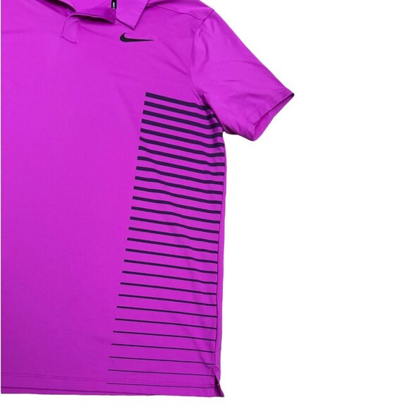 NIKE GOLF Dri-Fit Lightweight Breathable Pink Polo Tee Shirt Mens XL - Picture 4 of 6